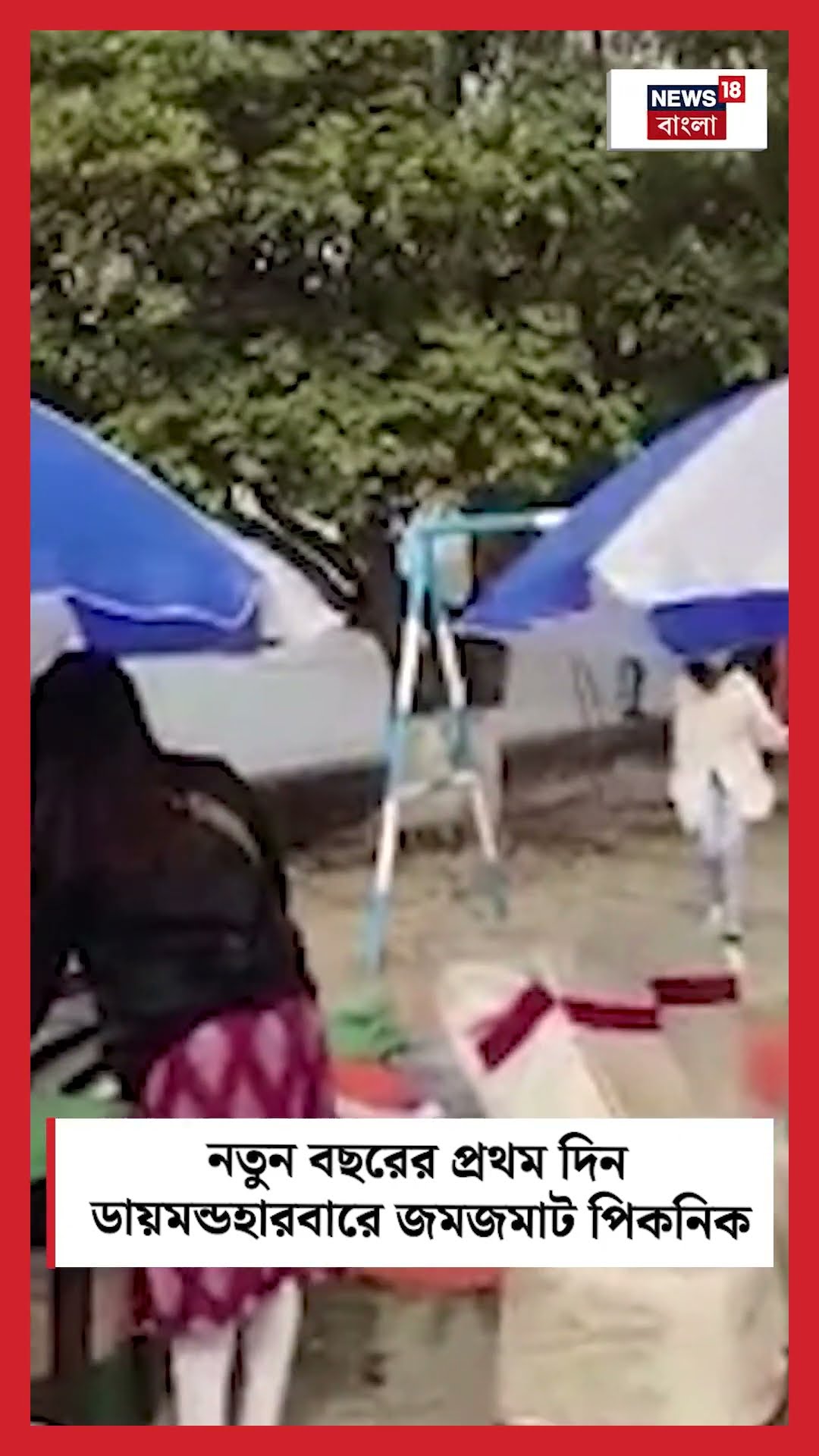 New Year-এর প্রথম দিন ডায়মন্ডহারবারে জমজমাট Picnic | Bangla News | #shorts