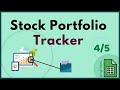 Stock Portfolio Tracker - 4/5 - Adding data visualizations (Google Sheets)