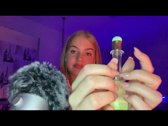 ASMR | tingly perfume tapping 🧚🏻🌷 ( glass sounds)