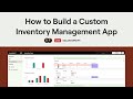 No-Code Inventory Management App
