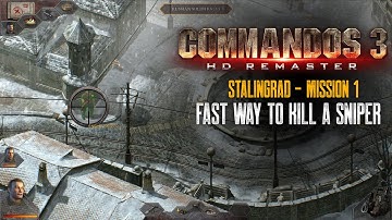 Commandos 3 HD Remastered (Stalingrad Mission 1) Eliminate The Sniper @Raptoria @MrBeast