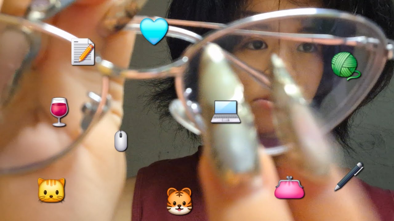 Asmr unperfect emoji challenge 🪞💅✏️📘 