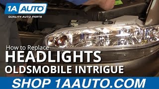 Celebrity How to Replace Headlight 98-02 Oldsmobile Intrigue Net Worth