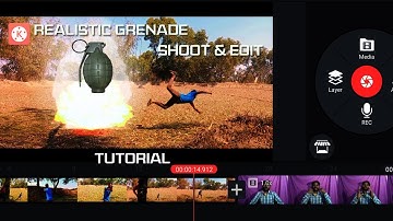 How to Shoot & edit Grenade explosion On Mobile 💥 KineMaster  Step by step tutorial 2022