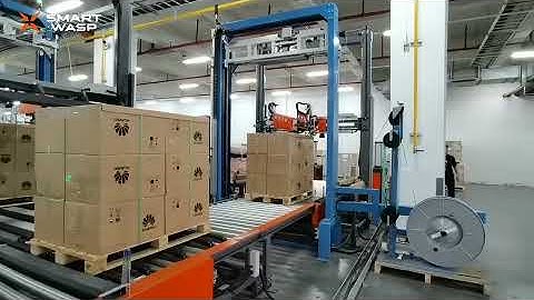 Strapping+Paper Corner Protector+Dispenser+Wrapping Machine