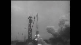 The launch of Ranger 7 and its impact on the Moon, July 28, 1964.