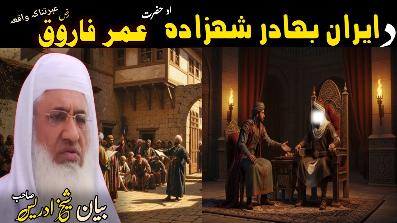 Pashto Bayan/da Umar Farooq rz waqia/Molana Skhikh Idress shahib/د  حضرت عمر فاروق رض واقعہ 