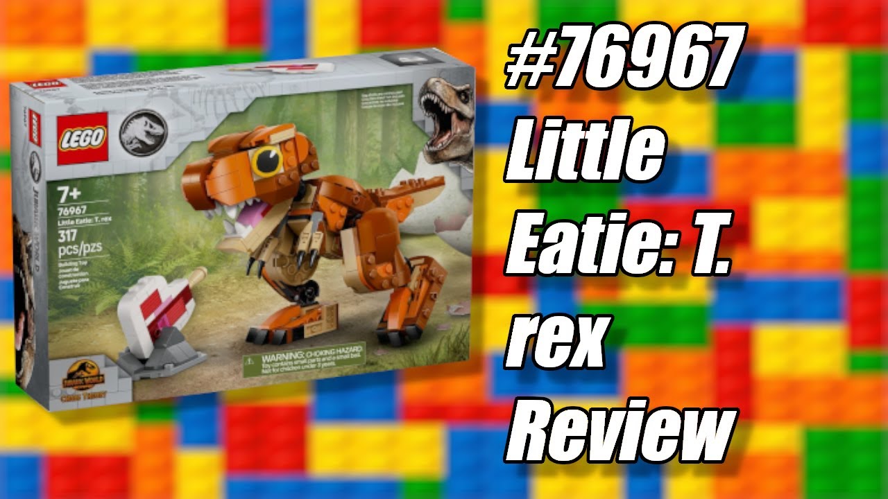 🦖 LEGO 76967 Little Eatie: T. rex REVIEW! 🏆 Cutest Dino or