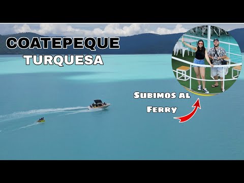 Lago de Coatepeque de Color Turquesa 🇸🇻 EL SALVADOR tiene la OCTAVA MARAVILLA del Mundo 🌏🏆