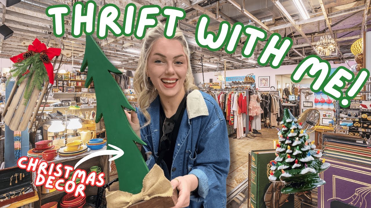 Экономьте вместе со мной! Покупаю красивые рождественские украшения из секонд-хенда + HAUL | виде...