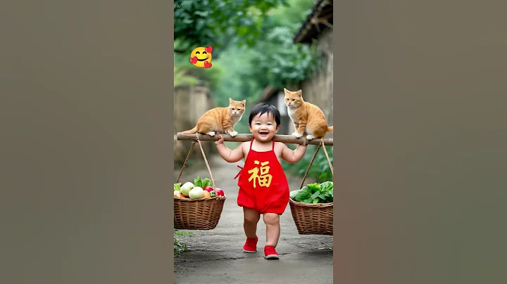 Watch the video about The Fuwa are here! The cute doll brought two little orange cats 😄