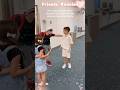 The most genuine reaction when these two kids had a surprise reunion! 🥳 #KidsReunion #Surprise