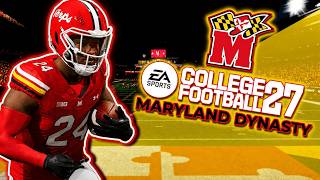 BIG TEN CHAMPIONSHIP GAME VS USC | College Football 27 Maryland Dynasty (LIVE)