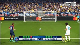PES 2018 | PSG vs Real Madrid | UEFA Champions League (UCL) | Penalty Shootout