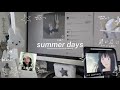 summer days ☘︎ | vlog no. 11, journaling, making stickers, still binge-(re)watching kimi ni todoke
