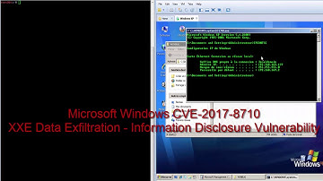 Microsoft Windows CVE-2017-8710 .MSC XXE Data Exfiltration - Information Disclosure Vulnerability