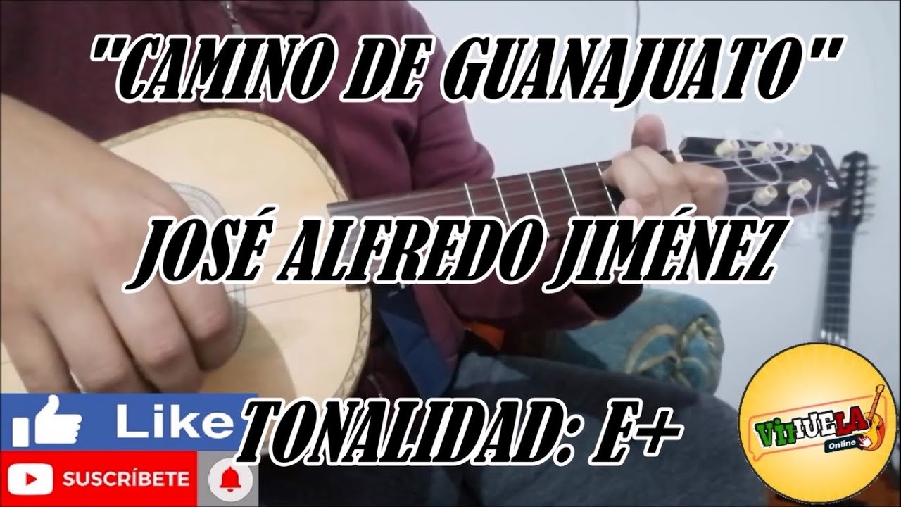 Camino De Guanajuato José Alfredo Jiménez Cover Vihuela YouTube