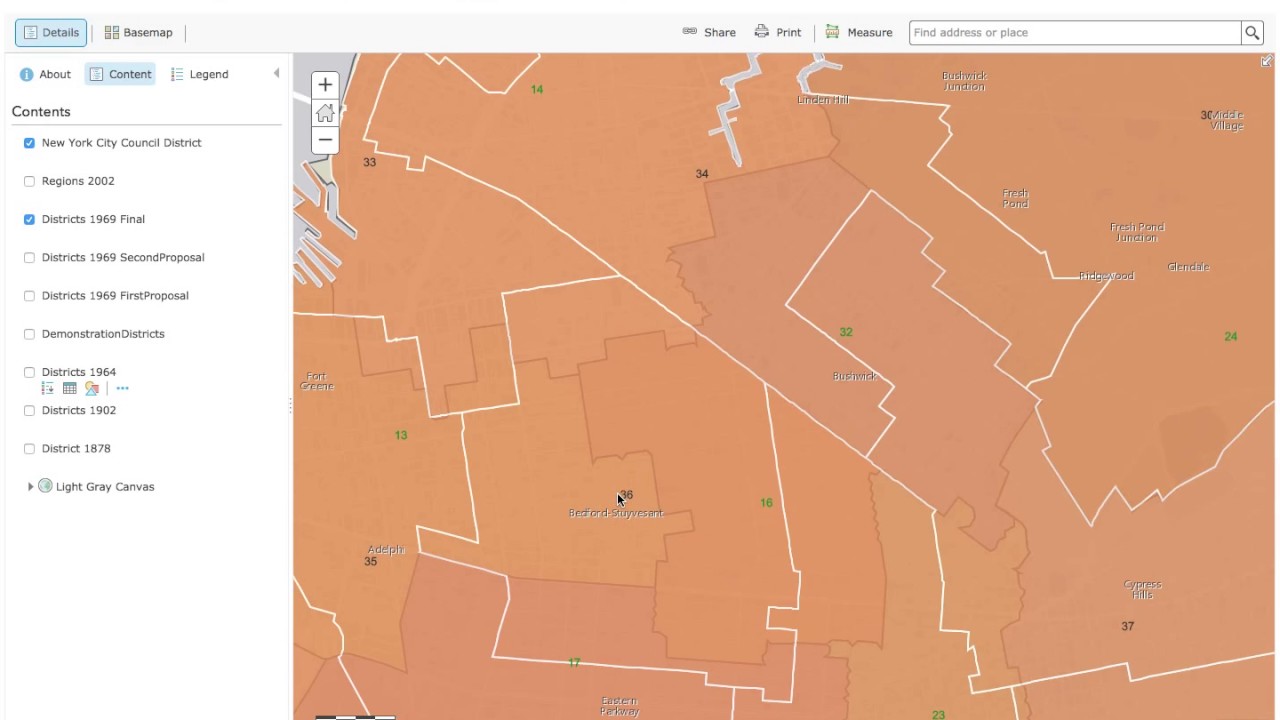 Historic States of New York City School District Boundaries vs City