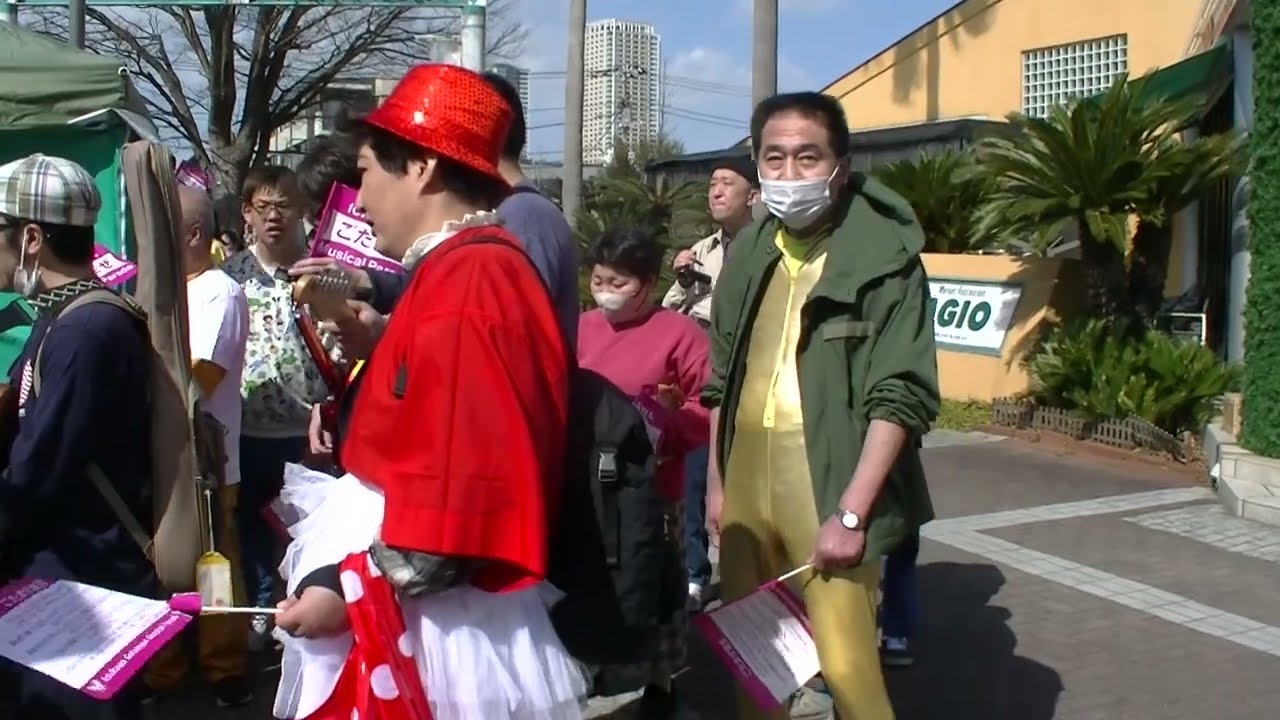 レンコンバンド＆きららちんどんバンド＆めいかーず　2026　2/23①カメ　市川ごたまぜミュージカルパレード＠コルトンプラザ（社会福祉法人市川レンコンの会～障がい者と共に地域で生きる～）