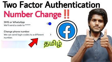 how to change facebook two factor authentication number / fb two factor authentication / tamil