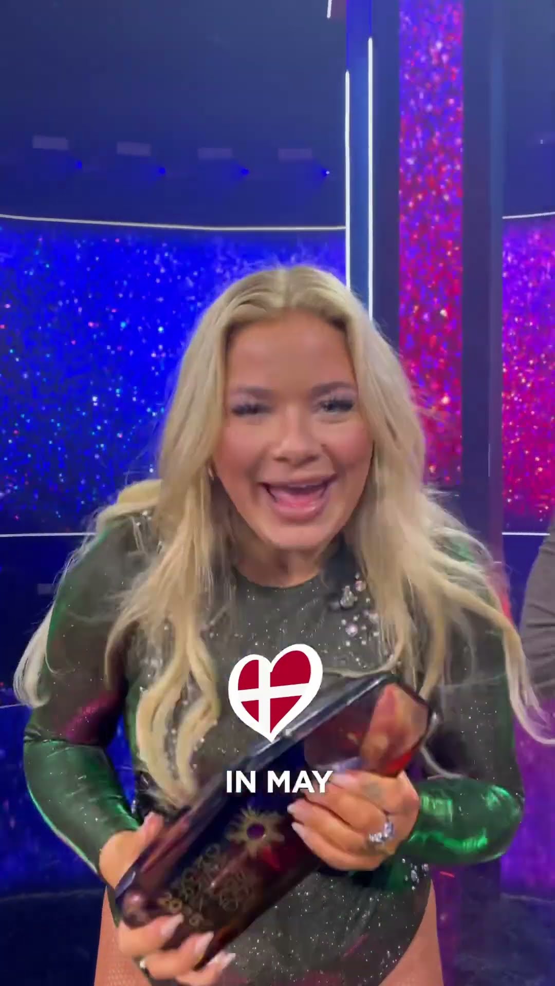 She got the trophy and now she's got a few words for us! Over to you, Sissal ?? #Eurovision2025