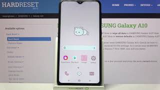 How to Change Device Theme on SAMSUNG Galaxy A10 – Set Up Device Theme screenshot 1