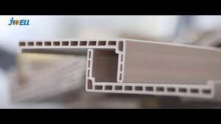 Jwell PVC door profile extrusion machine