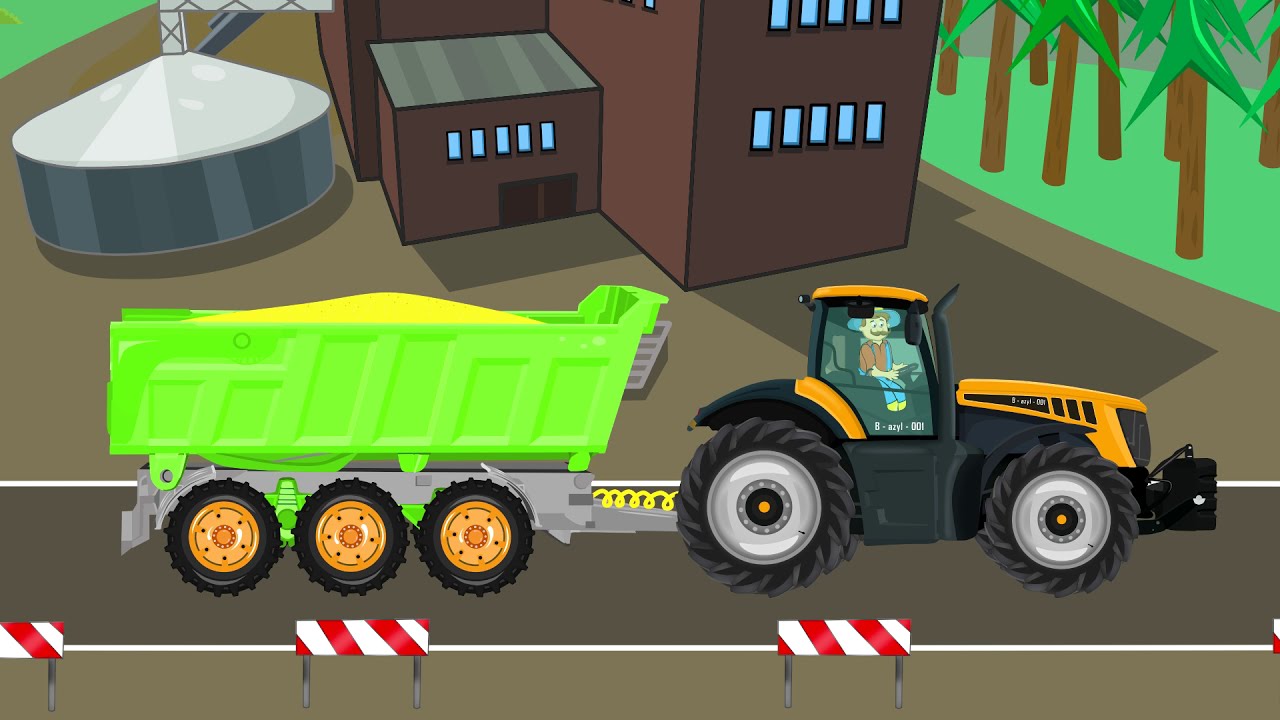 rolnik i  Factory for Children Story | Gifts for Farmers  - Tractor Series for Kids - YouTube