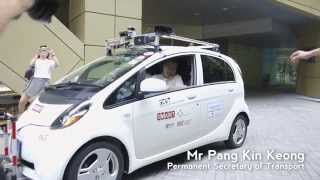 Launched! SMART-NUS driverless car trials at One-North