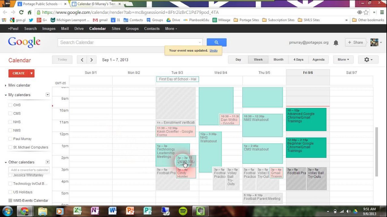Google Resource Calendars YouTube