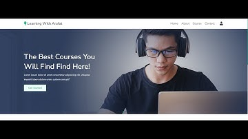 A Responsive Multipage Education Website Design - HTML / CSS /JavaScript From Scratch