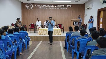 Awareness Program on Save Sparrow at KVMHSS and Distribution of Nest Box.