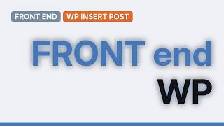 Wordpress: Get Post ID after front end post submission (2 Solutions!!)