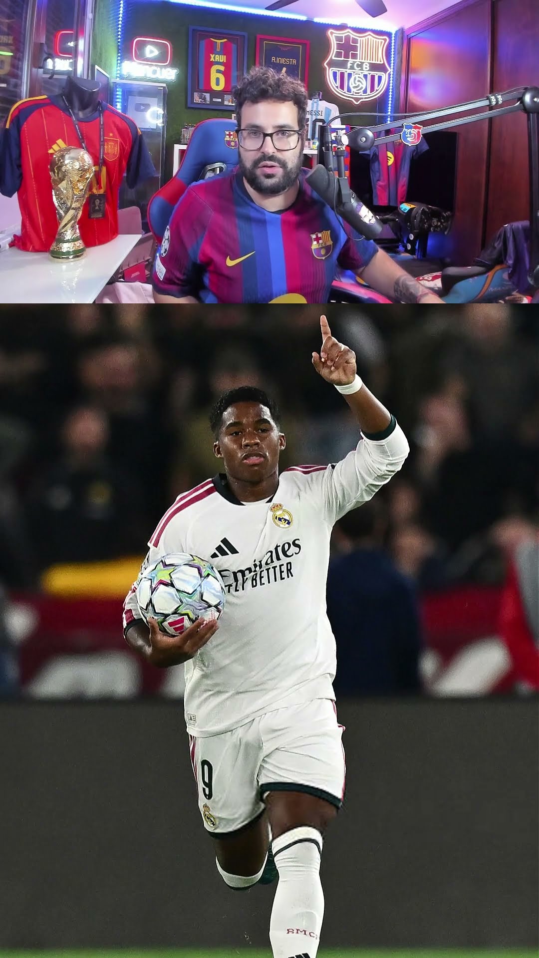 Endrick fue la clave de la remontada #endrick #remontada #realmadrid #championsleague #mancuer