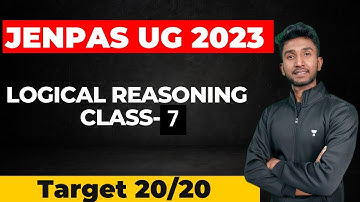 Logical Reasoning for JENPAS UG 2023 | Class-7 | ANM | GNM | Jenpas ug Preparation | Let