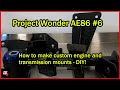 How to make custom engine and transmission mounts for any engine conversion - 2AZFE AE86