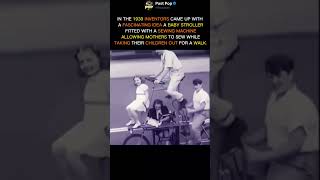 The 1930s’ Strangest Invention: A Sewing Machine StrollerHistoryFacts #VintageInventions #1930🚲