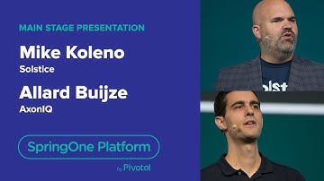 Allard Buijze, AxonIQ & Mike Koleno, Solstice—SpringOne Platform 2018