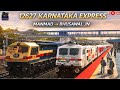 LIVE 🚄 Karnataka Express | Afternoon Run • Crossings &amp; Overtakes Khandesh Route #shorts #shortsfeed