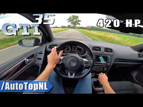 420HP VW Golf GTI MK6 EDITION 35 POV Test Drive by AutoTopNL 