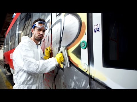 DB-Challenge - Graffiti-Reinigung im DB Regio-Werk Berlin-Lichtenberg