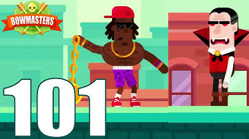 Bowmasters - Gameplay 101 | Lol Vein Vs Vlad | Epic Win | ArenaGameplayMobile