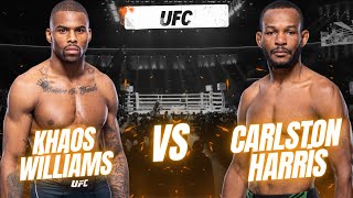 Kalinn Williams vs. Carlston Harris  A Thrilling Showdown at UFC Fight Night