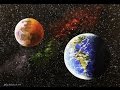 #5 Acrylic Space Painting Time Lapse | Chris Pickstock Art