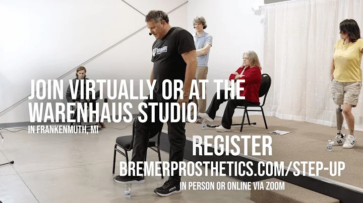 You're Invited to Step Up at 4PM EST! Amputee Peer Community & Exercise Class