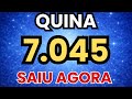 Resultado QUINA 7.045 (08/06/2026) - Resultado de Hoje 🔵