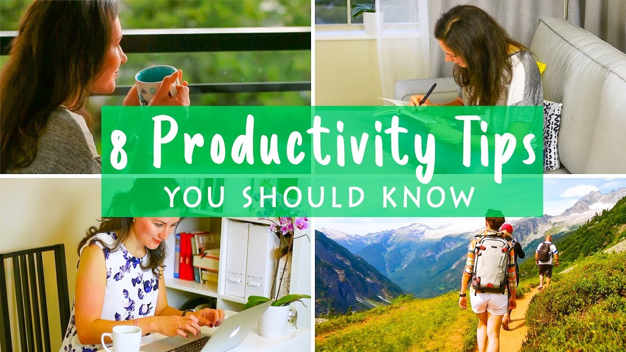 Productivity Tips: How to Be More Productive and Get Things Done - YouTube
