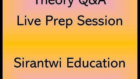 Grade 12 CAT Paper 2 Theory Q&A – Live Prep Session | Sirantwi Education
