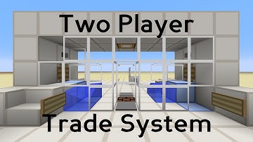 Minecraft: Two player trade system + redstone tutorial