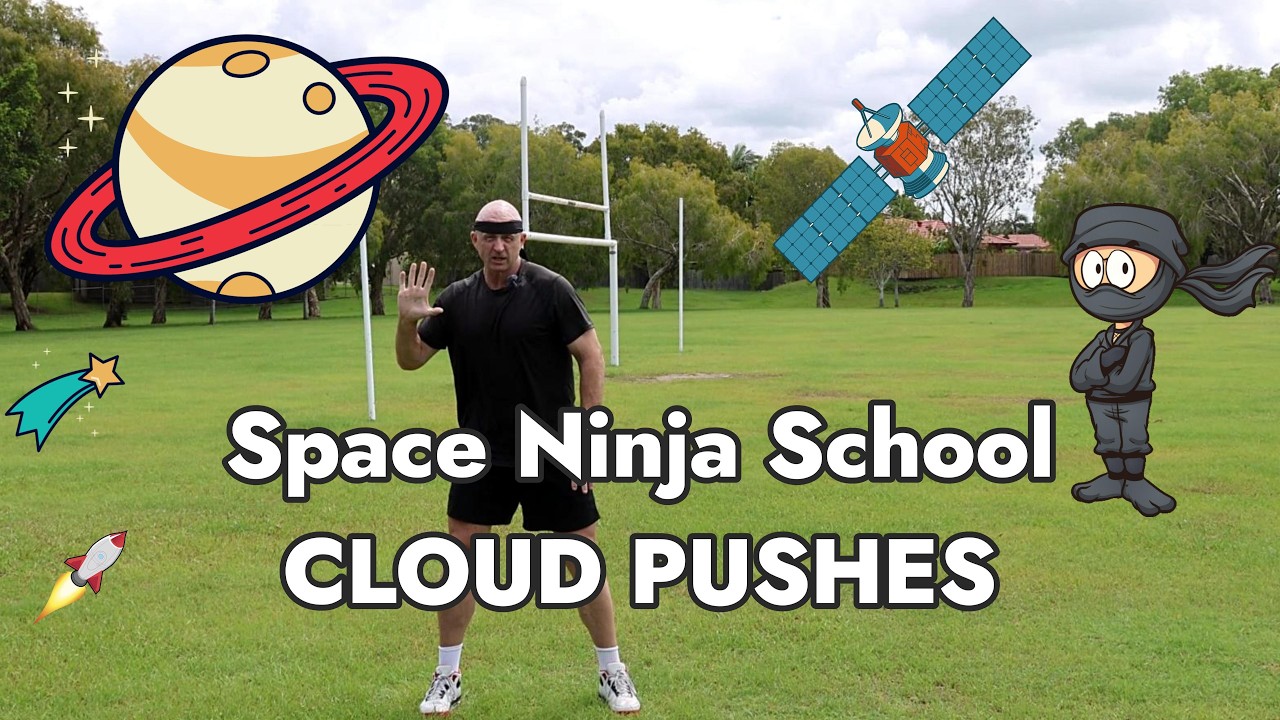 💨 Cloud Push Power! Space Ninja School Fitness @spaceninjaschool - YouTube